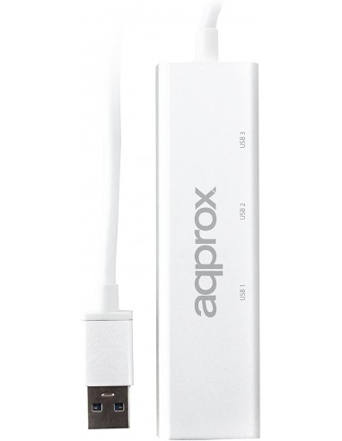 Approx Adaptador USB Sound Card + USB 3.0 HUB