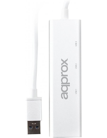 Approx Adaptador USB Sound Card + USB 3.0 HUB