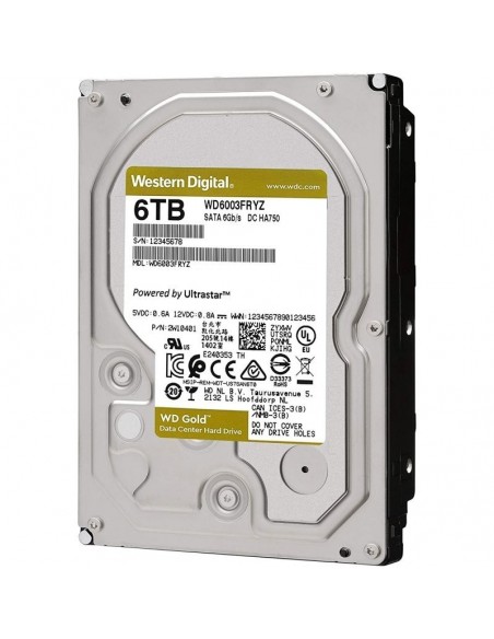 WD Gold 3.5" 6TB SATA3 Disco