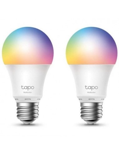 TP-Link Tapo L530E Bombilla de Luz Wi-Fi Inteligente Multicolor E27 Pack 2 Unidades