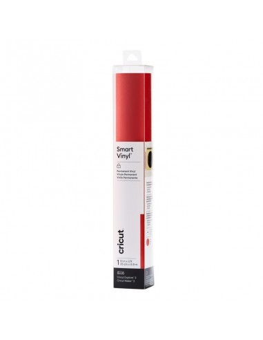 Cricut Smart Vinyl Permanente Rojo brillante 33 x 91cm