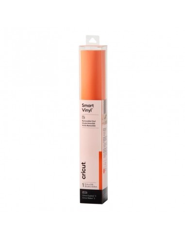 Cricut Smart Vinyl Removible Naranja 33 x 91cm