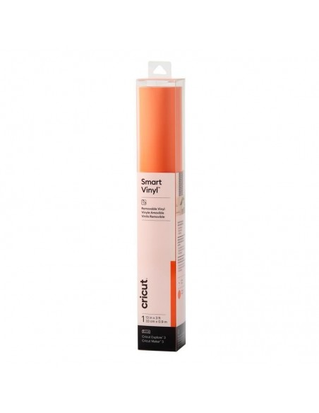 Cricut Smart Vinyl Removible Naranja 33 x 91cm