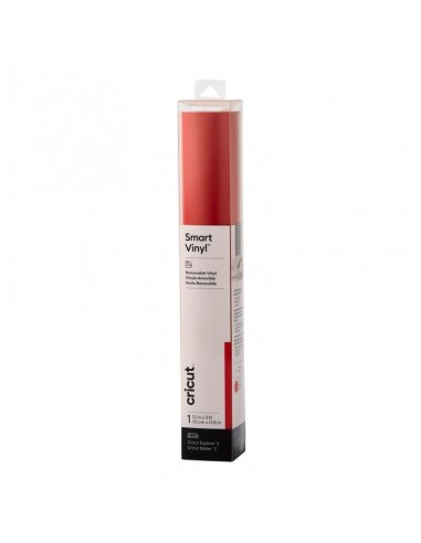 Cricut Smart Vinyl Removible Rojo 33 x 91cm