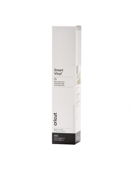 Cricut Smart Vinyl Removible Blanco 33 x 640cm
