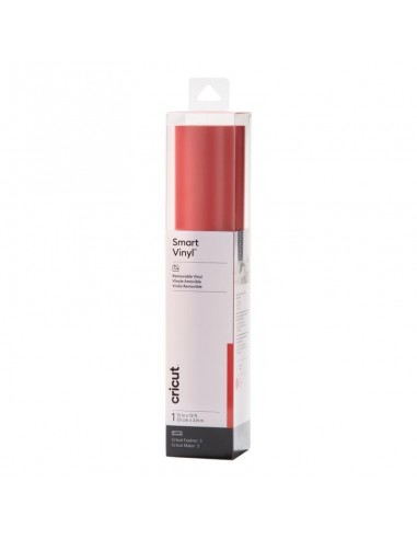 Cricut Smart Vinyl Removible Rojo 33 x 366cm