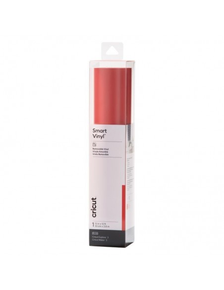 Cricut Smart Vinyl Removible Rojo 33 x 366cm