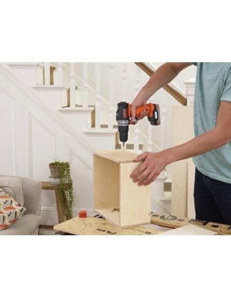 Black & Decker Taladro Percutor con batería 12V USB
