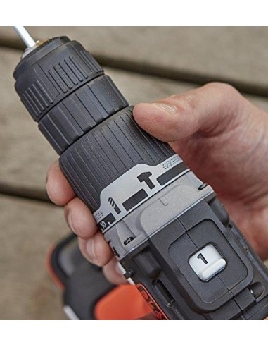 Black & Decker Taladro Percutor con batería 12V USB