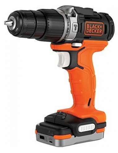 Black & Decker Taladro Percutor con batería 12V USB