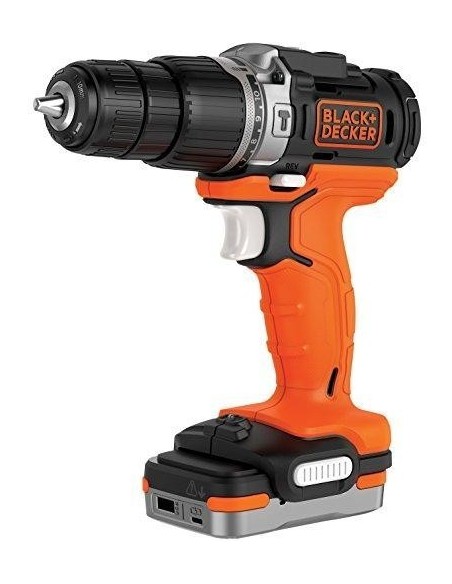 Black & Decker Taladro Percutor con batería 12V USB