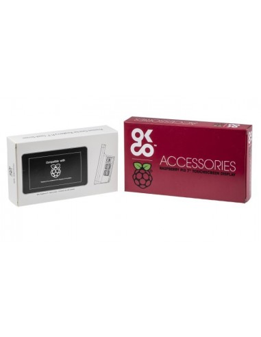 Raspberry Pi Kit de pantalla táctil LCD 7" + Carcasa Negra
