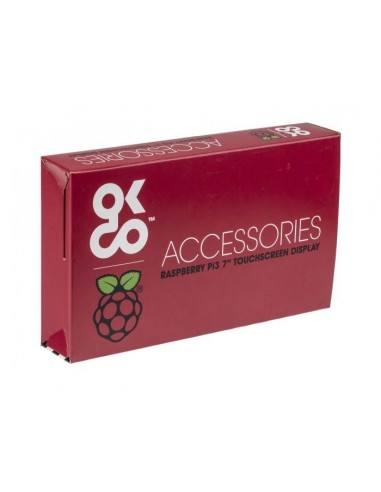 Raspberry Pi Kit de pantalla táctil LCD 7" + Carcasa Negra