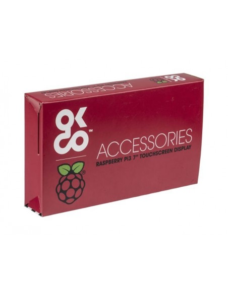 Raspberry Pi Kit de pantalla táctil LCD 7" + Carcasa Negra