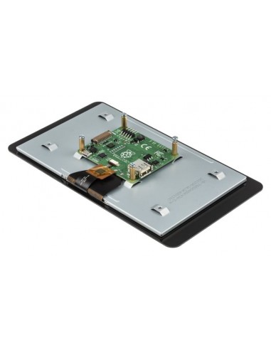 Raspberry Pi Kit de pantalla táctil LCD 7" + Carcasa Negra