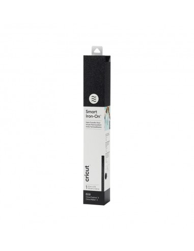 Cricut Smart Iron-on Vinilo Termoadhesivo Purpurina Negra 33 x 91cm