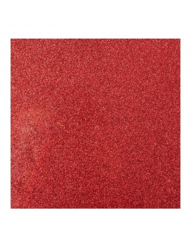 Cricut Smart Iron-on Vinilo Termoadhesivo Purpurina Roja 33 x 91cm