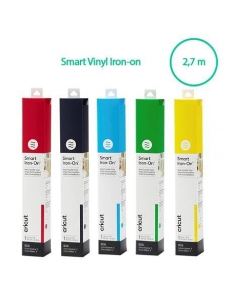 Cricut Smart Iron-on Vinilo Termoadhesivo Purpurina Blanca 33 x 273cm
