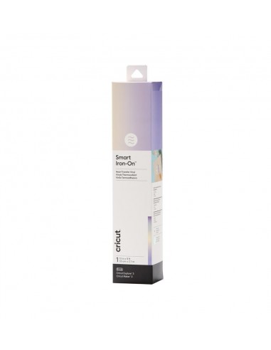 Cricut Smart Iron-on Vinilo Termoadhesivo Holográfico Azul 33 x 273cm