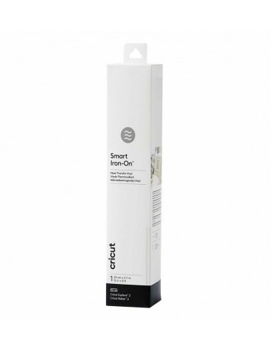 Cricut Smart Iron-on Vinilo Termoahesivo Blanco 33 x 273cm