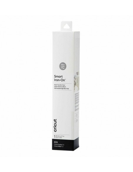 Cricut Smart Iron-on Vinilo Termoahesivo Blanco 33 x 273cm