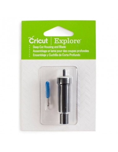 Cricut Kit Cuchilla de Repuesto de Corte Profundo + Adaptador