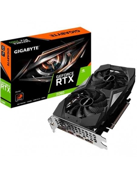 Gigabyte GeForce RTX 2060 D6 6GB GDDR6 Tarjeta Gráfica