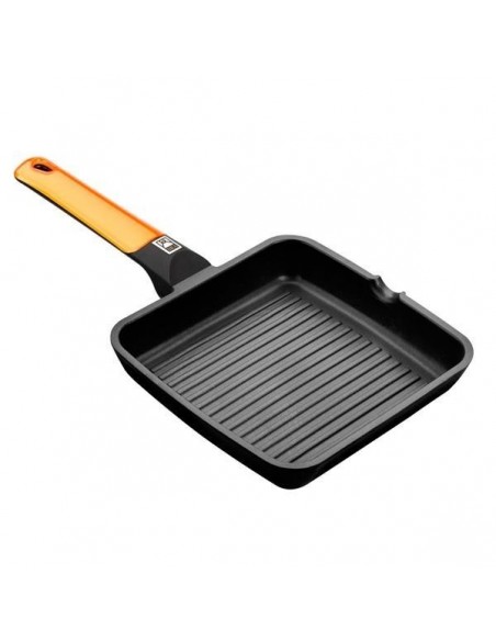 Bra Asador Grill Efficient Orange Rayas A281422 - 22X22cm