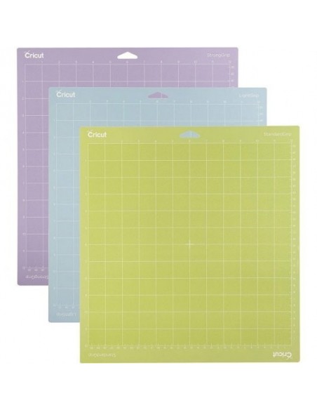 Cricut Mat Set de 3 Tapetes de Corte Adhesivos 12"x12"