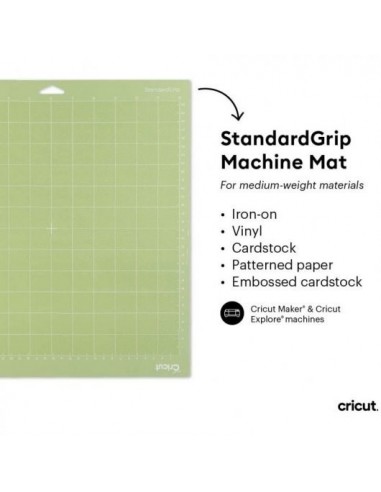 Cricut Mat Set de 3 Tapetes de Corte Adhesivos 12"x12"