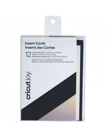 Cricut Joy Kit de Encartes para Tarjetas Negro/Plateado