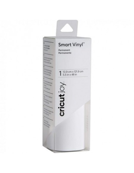 Cricut Joy Vinilo Adhesivo Permanente 13.9 x 121.9 cm Blanco