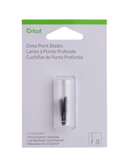 Cricut Set de 2 Cuchillas de Repuesto de Corte Profundo