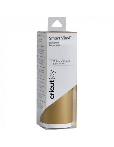 Cricut Joy Vinilo Adhesivo Permanente 13.9 x 121.9 cm Oro