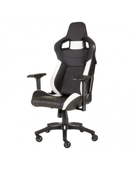 Corsair T1 Race 2018 Silla Gaming Negra/Blanca