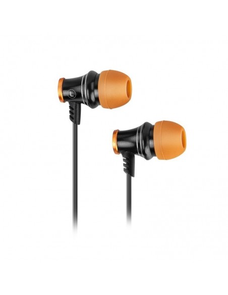 Krom Kinear Auriculares Gaming Intrauditivos Negro/Naranja