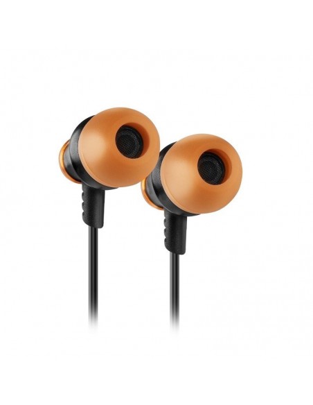 Krom Kinear Auriculares Gaming Intrauditivos Negro/Naranja