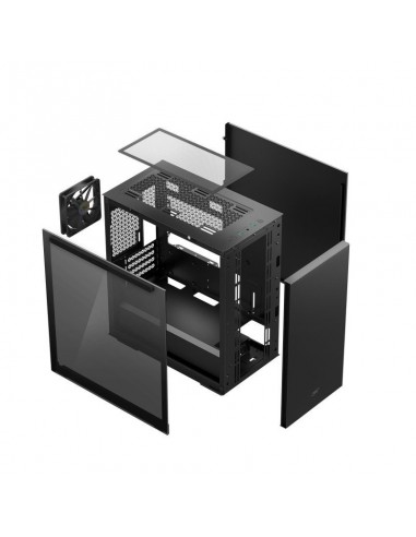DeepCool Macube 110 Caja Cristal Templado USB 3.0 Negra