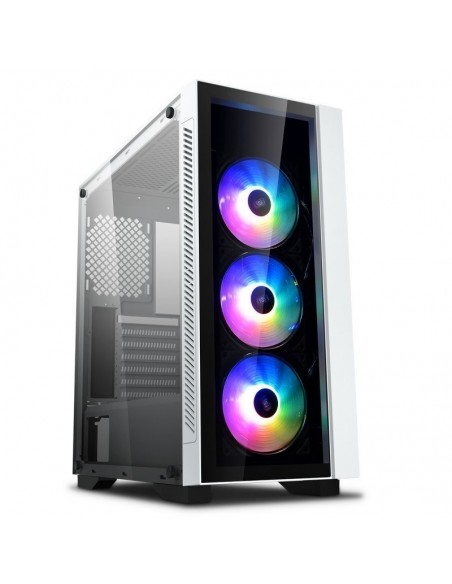 DeepCool Matrexx 55 V3 ADD-RGB Cristal Templado USB 3.0 ARGB Blanca