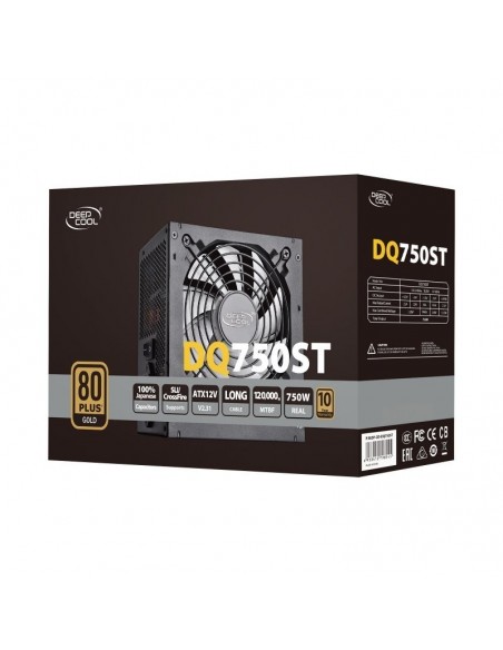 DeepCool DQ750ST 750W 80 Plus Gold Fuente