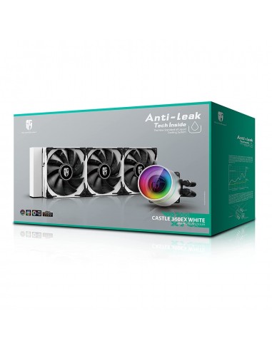 DeepCool Castle 360EX Blanca Refrigeración Líquida RGB