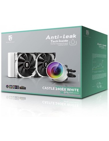 Deepcool Castle 240EX Blanca Kit de Refrigeración Líquida