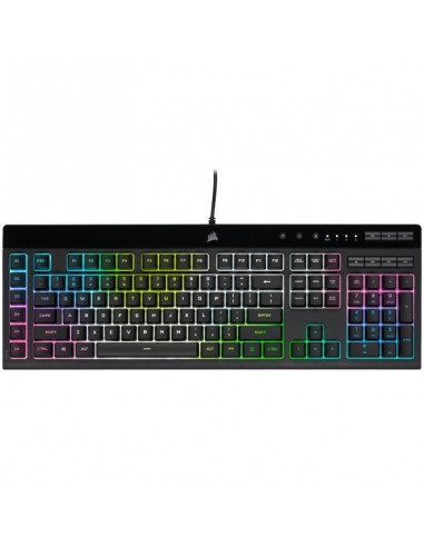 Corsair K55 RGB PRO XT Teclado Gaming Retroiluminado Negro