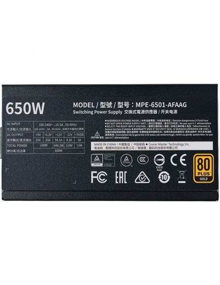 Cooler Master MWE Gold 650 V2 650W 80 Plus Gold Modular