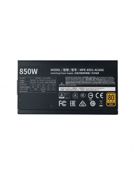 Cooler Master MWE Gold 850 V2 850W 80 Plus Gold Modular