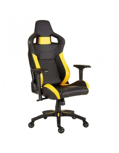 Corsair T1 Race 2018 Silla Gaming Negra/Amarilla
