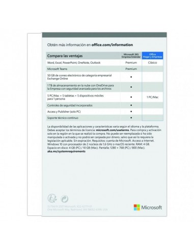 Microsoft Office Hogar y Empresas 2021