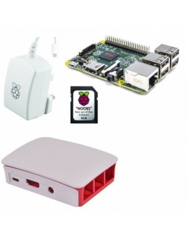 Raspberry Pi 3 Model B Kit microSD Fuente KIT-1022