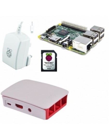 Raspberry Pi 3 Model B Kit microSD Fuente KIT-1022