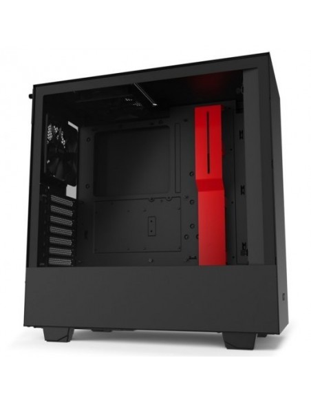 NZXT H510 Caja Cristal Templado USB 3.1 Negro/Rojo Mate